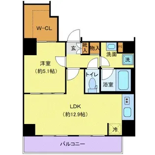 ディアレイシャス南砂町【5階】の間取り