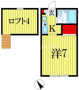 パレスミワIII【1階】の間取り