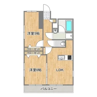 マノアール・ウエスト【4階】の間取り