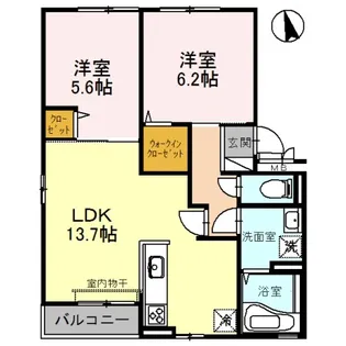 コモ エスタ 上ノ丸【3階】の間取り