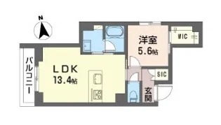 ShaMaison グランデ板橋【2階】の間取り
