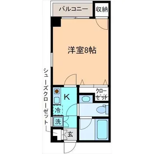 メアリヒト扇が丘【3階】の間取り