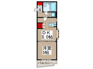 ワコーレ所沢【1階】の間取り