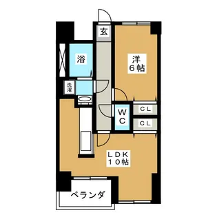 フラワータウン【3階】の間取り