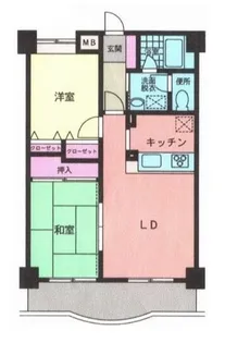 T.CREST.BLDG II【4階】の間取り