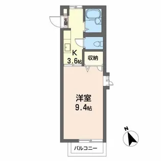 フローラルガーデン【2階】の間取り