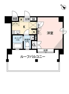 クレタ県庁前【2階】の間取り