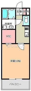 メゾンシャロームA【1階】の間取り