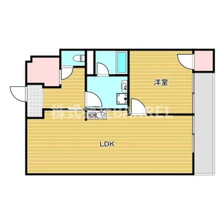 オール甲子園【4階】の間取り