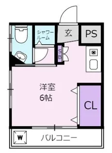 サンアマノ上高田【1階】の間取り
