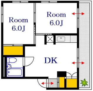 AnPalace宇品【2階】の間取り