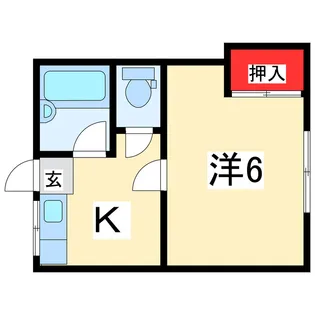 シティハウスセキヤ【1階】の間取り