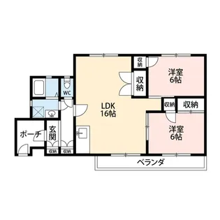 ドエル池田【1階】の間取り