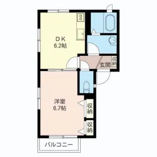 グランシード西台【1階】の間取り