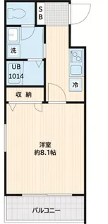セカンドコート中原【3階】の間取り