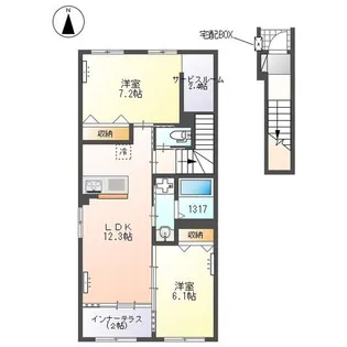 蔵の杜(くらのもり)【2階】の間取り