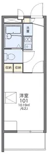レオパレスKJ【3階】の間取り