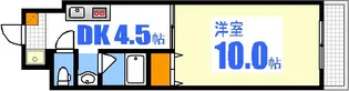 ラフィネ牛田本町【3階】の間取り
