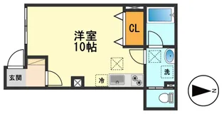 PALOSVERDES【1階】の間取り