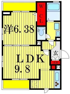フォンテーヌ【2階】の間取り