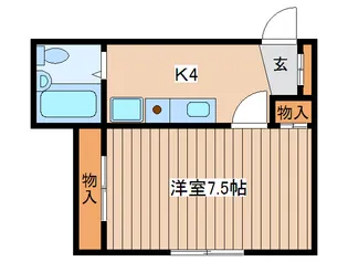 ドルフ鶴巻NO.19【2階】の間取り