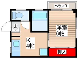 土屋ハイツ【3階】の間取り