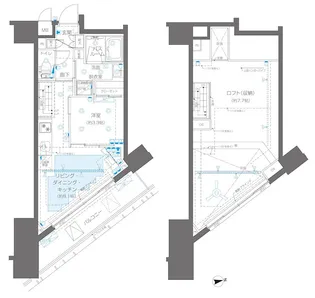 ZOOM新宿御苑前【14階】の間取り