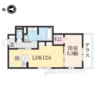 アデウドゥーエ【1階】の間取り