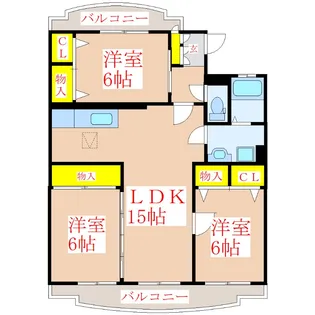 Y’s BLD X【4階】の間取り