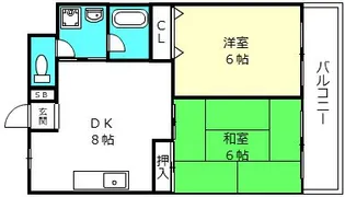 サイレントコーポ【1階】の間取り