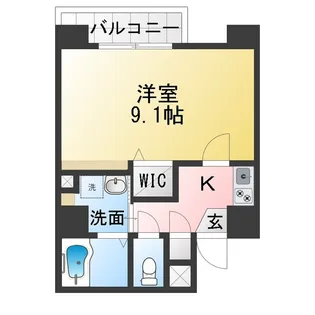 シェリー【3階】の間取り