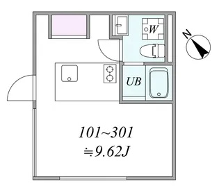 trias816【1階】の間取り