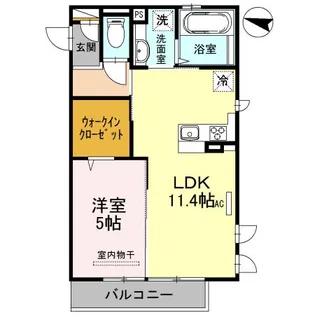 トロイス フィル【2階】の間取り