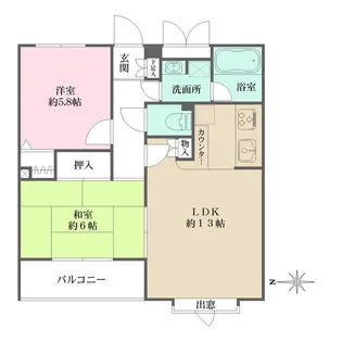 パティオ西池袋III【3階】の間取り