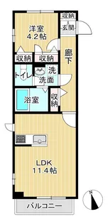 グラシア津田沼III【3階】の間取り