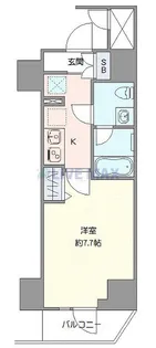 ジェノヴィア川崎III【10階】の間取り