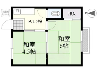 白田荘【3階】の間取り