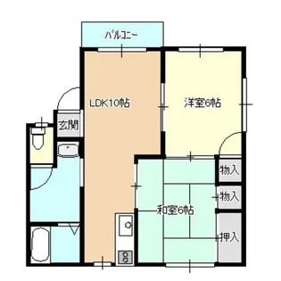 アルペンA棟【2階】の間取り