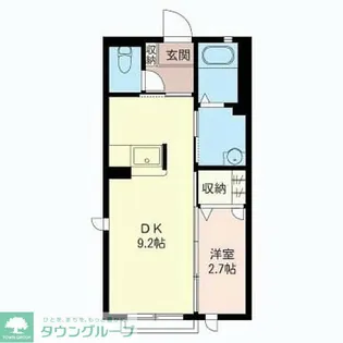 ヴィクトワールD【2階】の間取り