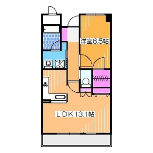 キングフィッシャー宮苑【3階】の間取り