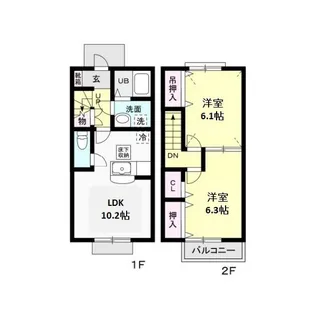 ALBA RESIDENCEの間取り