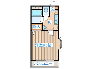 ハイネス柏木【4階】の間取り