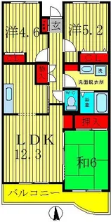メゾンドベール早稲田III【1階】の間取り
