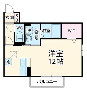 ウィスタリアE【1階】の間取り