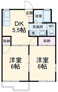 メゾンフレグランス【1階】の間取り