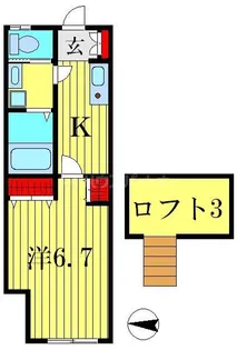 アイプロガーデン青戸【1階】の間取り