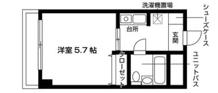 AD百合ヶ丘【5階】の間取り