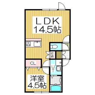 ルピナス高砂【1階】の間取り