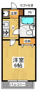 塩焼第3メゾン【2階】の間取り