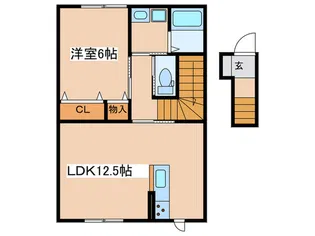 ベルクキルシェ【2階】の間取り